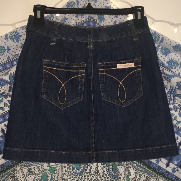 Calvin Klein Jean Skirt - Picture 3 of 4